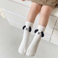 thumbnail image 6 of Toddler Girl Socks with Dog Ears Cute Puppy Ribbed Crew Sock Soft Cotton Breathable Cartoon Animal Socks*1pc, 6 of 7