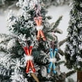 thumbnail image 6 of Christmas Sled Ornament Miniature Wooden Sleighs Vintage Holiday Sleigh Xmas Hanging Pendant for Mantel Door Bookshelf Christmas Tree Decoration, 6 of 9