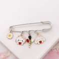 thumbnail image 1 of Venta al por mayor de alfileres de dibujos animados de metal lindo Hola insignia chica japonesa corazón Kitty broche pin insignia mochila ropa pin, 1 of 4