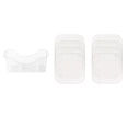 thumbnail image 2 of Mesa acrílica de 9 Uds., plato de hueso para escupir basura, plato transparente con letras para frutos secos, plato para aperitivos de dibujos animados, plato para cenar, juego de vajilla, 2 of 5