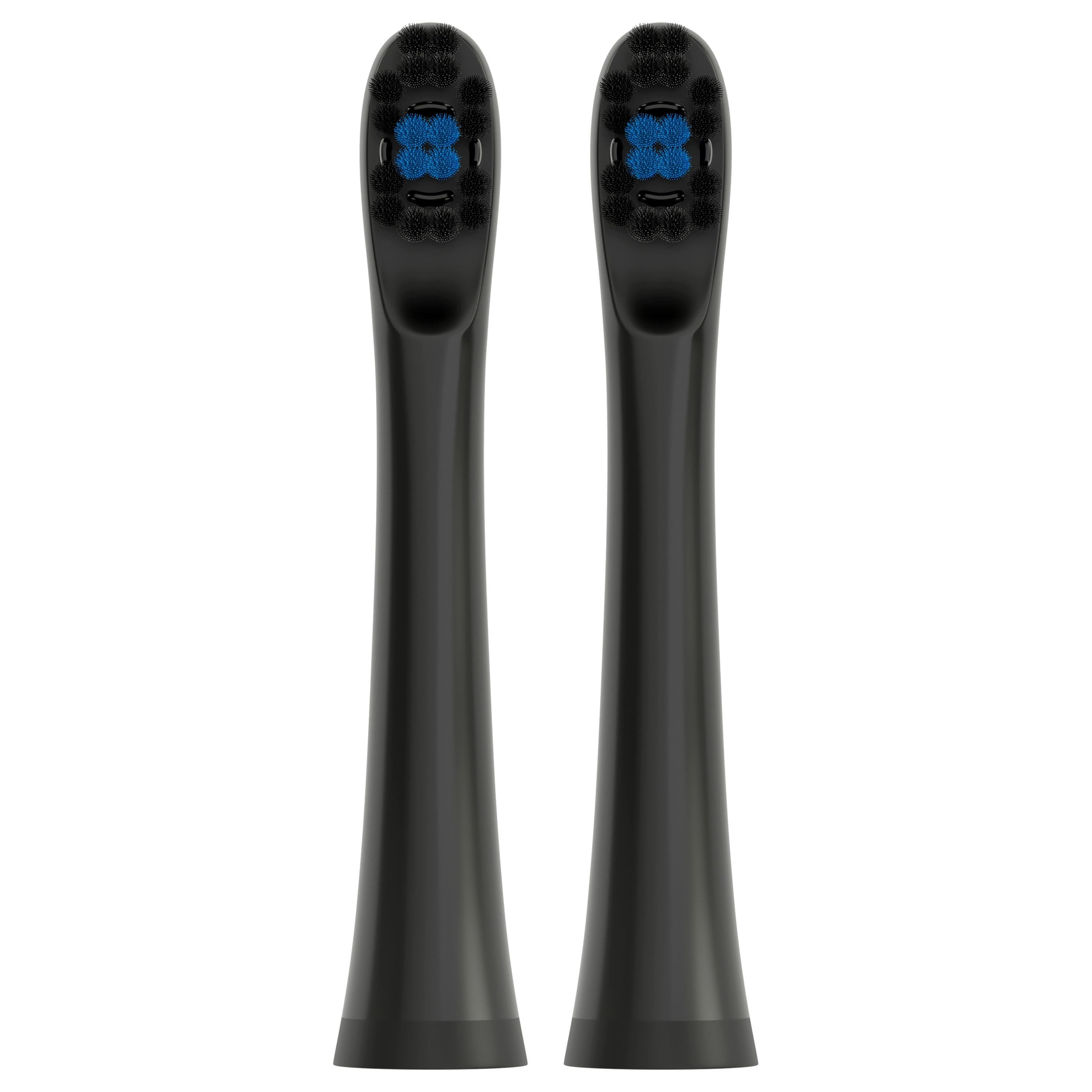 hum by Colgate Replacement Toothbrush Heads, Black, 2 Count