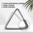 thumbnail image 5 of GSE Games & Sports Expert Deluxe Solid Wood 8-Ball Triangle Billiard Pool Ball Rack for 2-1/4" Pool Balls - Brushed Gray, 5 of 8