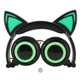 thumbnail image 1 of Auriculares para computadora, Auriculares con música LED con Oreja de Gato para niños, Auriculares para niños, Uso Conveniente, 1 of 8