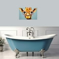 thumbnail image 2 of ZHONGYUTONG Animals with Glasses Wall Art Abstract Giraffe Picture Colorful Giraffe Canvas Painting Funny Giraffes Poster Nursery Children's Room Decor (12.00" x 18.00"), 2 of 6