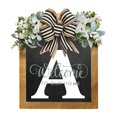 thumbnail image 1 of Last Name Front Door Wreath Front Door Porch Decoration for for Home Blessings Spring Parties, 1 of 2