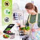 thumbnail image 3 of Rallador Cortador Rebanador Picador De Verduras Fruta 16 En1 Xtellar verde, 3 of 3