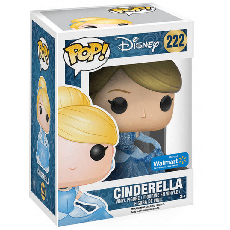 Exclusive Cinderella Sparkle Cinderella Figure, Vinyl Walmart Disney POP! Dress Funko