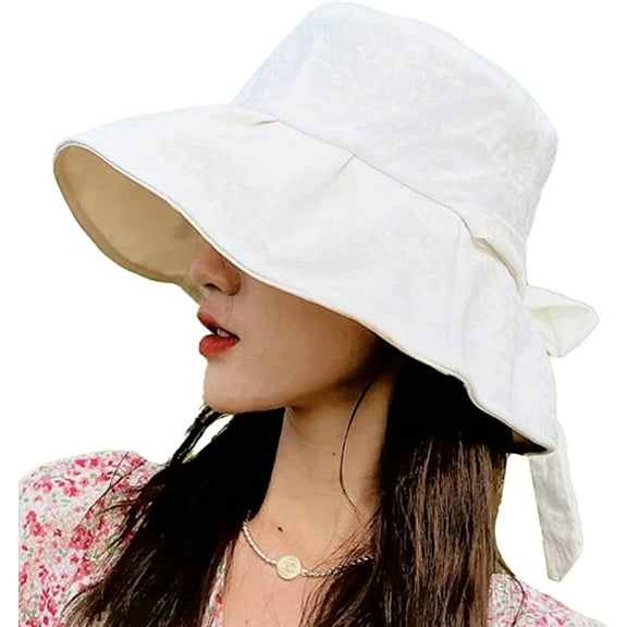 CoCopeaunts Women's Beach Fisherman Hat Cute Summer UV Protection Foldable Hats Breathable Stylish Vacation Outdoor Commute