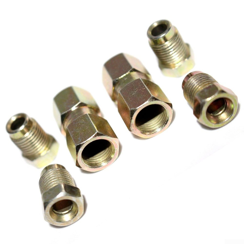 Pack 100 10mm mixed male and female brake pipe nuts 