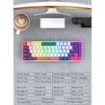 thumbnail image 3 of AKKHOO 68-Key Mini Mechanical Usb Wired Gaming Keyboard, RGB Backlit Multi-Color, for Windows PC/Desktop/Laptops, 3 of 8