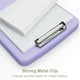 thumbnail image 4 of Portapapeles Piasoenc con almacenamiento A4 morado para enfermeras y profesores, 4 of 7
