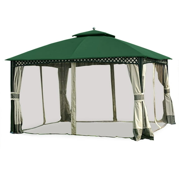 Garden Winds Replacement Canopy Top Cover for the Windsor Dome Gazebo - Green