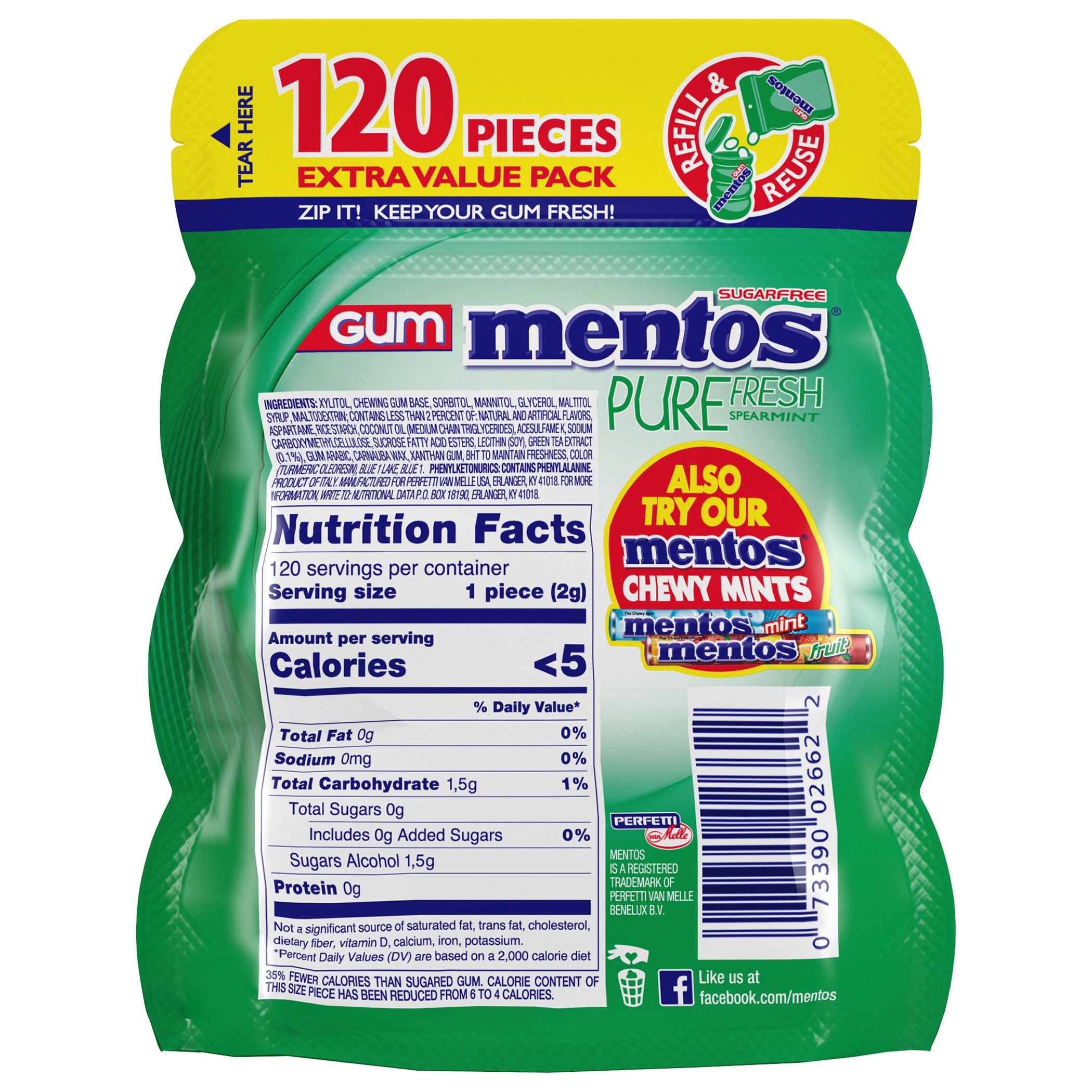 Mentos Chewing Gum Nutrition Facts Nutrition Ftempo Mentos Chewing Gum Nutrition Facts Nutrition Ftempo