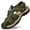 Green, variant on RIBONGZ Men's Closed Toe Water Sandals Hollow-Out Wading Sandals Hiking Sandals Summer Casual Beach Sandals,11,Black