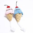 thumbnail image 5 of ZheElen Pet Stuffed Fruits Vegetables Toy Plush Watermelon Stars Training Chewing Tooth Molar Soft Toy No.08 1Set, 5 of 5
