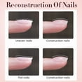 thumbnail image 5 of UR SUGAR 7ml Nude Crystal Rubber Base Gel Natural Color Semi Permanent Soak off UV LED Gel Nail Art Varnish, 5 of 10