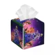 thumbnail image 3 of Custom Horror Movie Beetlejuices Tissue Box Cover PU Leather Square Tim Burton Style Facial Tissue Box Holder for Bathroom, 3 of 5