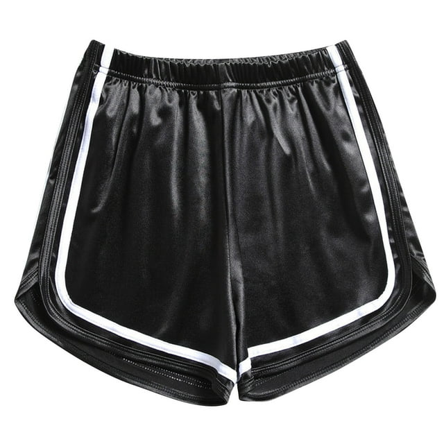 Diufon Womens Sports Shorts Summer Color Block Jogger Shorts Elastic Waist Athletic Shorts