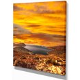 thumbnail image 2 of Beautiful Landscape under Yellow Sky - Landscape Canvas Art Print, 2 of 3