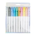 thumbnail image 2 of PEONAVET Crayon à Dessin Ensemble de Stylos Aquarelle 10 Couleurs Marqueur Stylo de Peinture Lavable, 2 of 9