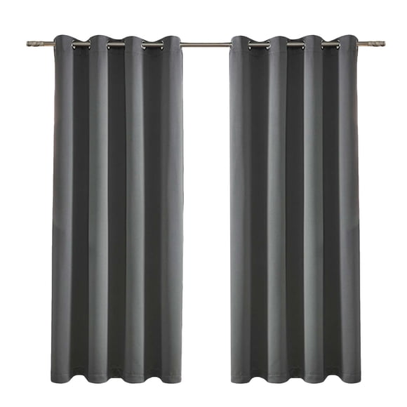 Hearth & Gear Curtain Fabric Solid Color Thickened Shading Heat Insulating High Precision Curtain Bedroom Curtains Sheer Curtain Room Girls Curtains Long Curtains 96 Inches Shower Curtain Beach 4