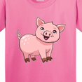 thumbnail image 4 of Inktastic Cute Pig Youth T-Shirt, 4 of 5