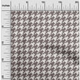 thumbnail image 2 of oneOone Polyester Spandex Light Brown Fabric Houndstooth Craft Projects Decor Fabric Printed By The Yard 56 Inch Wide, 2 of 4