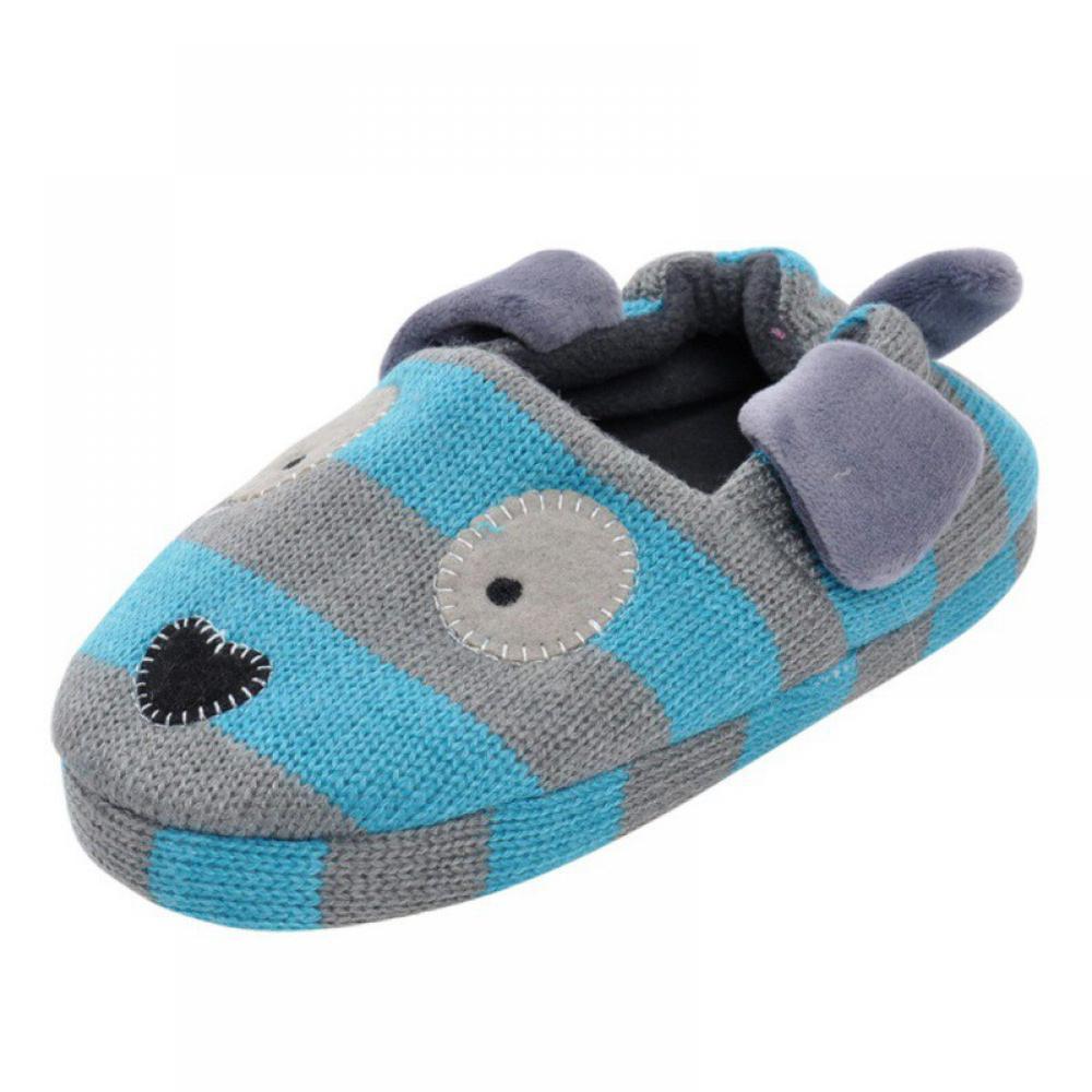 Cute Kids Baby Boys Girls Indoor Slippers Cotton Warm Bedroom Slippers Anti-Slip Shoes Warm Shoes - image 3 of 7