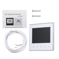 thumbnail image 1 of Termostato con control de voz WiFi, pantalla LCD, controlador de temperatura del calentador, interfaz de calefacción eléctrica, color blanco Inevent HA002480-04B, 1 of 6
