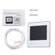 thumbnail image 1 of Termostato con control de voz WiFi, pantalla LCD, controlador de temperatura del calentador, interfaz de calefacción de caldera, color blanco Inevent HA002480-06B, 1 of 6