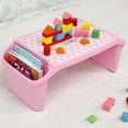 thumbnail image 3 of Bandeja Escritorio Regazo NiñOs,Bandeja Escritorio PortáTil PláStico Regazo los NiñOs para Cama,Aula,Computadora PortáTil para NiñOs Actividades en AutomóVil,Comedor y Piso Rosa, 3 of 5