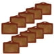 thumbnail image 1 of 10pcs Plástico ID Insignia Tarjetero rgo Cuello Correa Banda Cordón Varios - marrón Macarena Titulares de tarjeta, 1 of 8