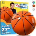thumbnail image 1 of Pelota inflable grande de baloncesto y playa Refresh Sports de 27 pulgadas, 1 of 6