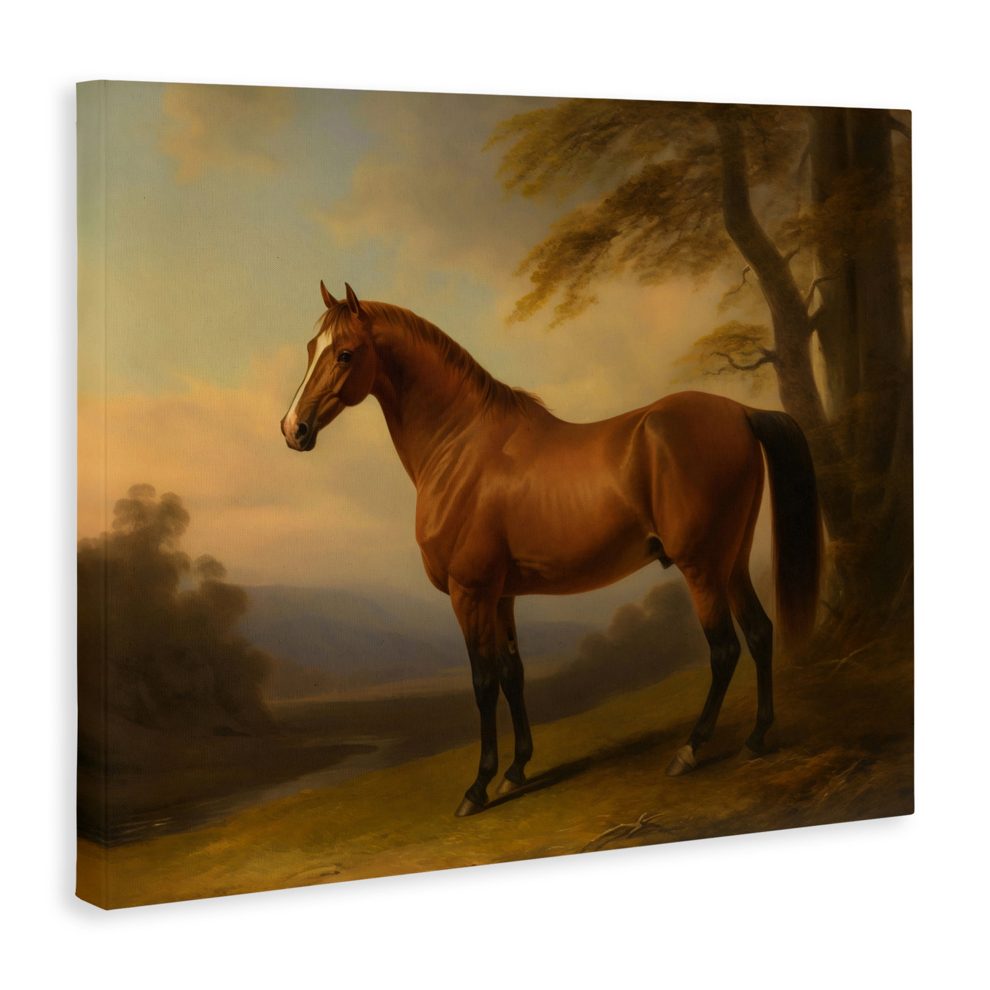 Stupell Industries Vintage Chestnut Horse Canvas Wall Art, design by Creative Studio
