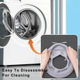 thumbnail image 4 of Polyester Toilet Seat Cushion Pad | Warm Soft Bathroom Toilet Lid Cover with Handle | Washable & Portable for Travel | Gray, Green, Blue, Pink, 4 of 7