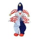 thumbnail image 3 of Figuras de payaso de cerámica con articulaciones flexibles para estanterías, decoración de Halloween, juguetes para niños. Azul blanco, 3 of 9