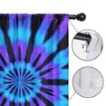 thumbnail image 4 of Blackout Kids Curtains,Blue Purple Tie Dye Pattern Childrens Insulated Curtains Set Of 2,Bedroom Essentials,Toddler Room Decor 42"x54", 4 of 5