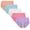 color2, variant on Women's Protective Cotton Menstrual Period Panties Leakproof Briefs 5 Count, Size XS-XL