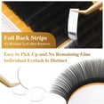 thumbnail image 3 of NAGARAKU Air Series Ellipse Eyelash Matte Black Flat Shape Soft Light0.15D13, 3 of 8