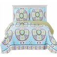 thumbnail image 2 of Nyah Luxury Microfiber King/Calking Size, Over-Sized 3pc Quilt Set, 110-Inch Wide x 96-Inch Long Coverlet, 2 of 4