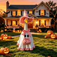 thumbnail image 4 of RUINIXCW Halloween Porch Goose Outfits for 23 inch Cement Plastic Goose Statue Accessories Holiday Porch Goose Clothes Ghost Dress Witch Hat Pumpkin Basket Set Yard Patio Lawn Art Decor (No Goose), 4 of 6