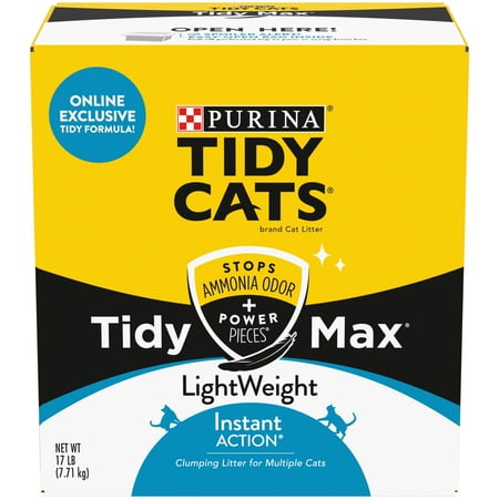 UPC: 0070230169228 | Purina Tidy Cats LightWeight Clumping Cat Litter  Tidy Max Instant Action Formula  17 lb. Box