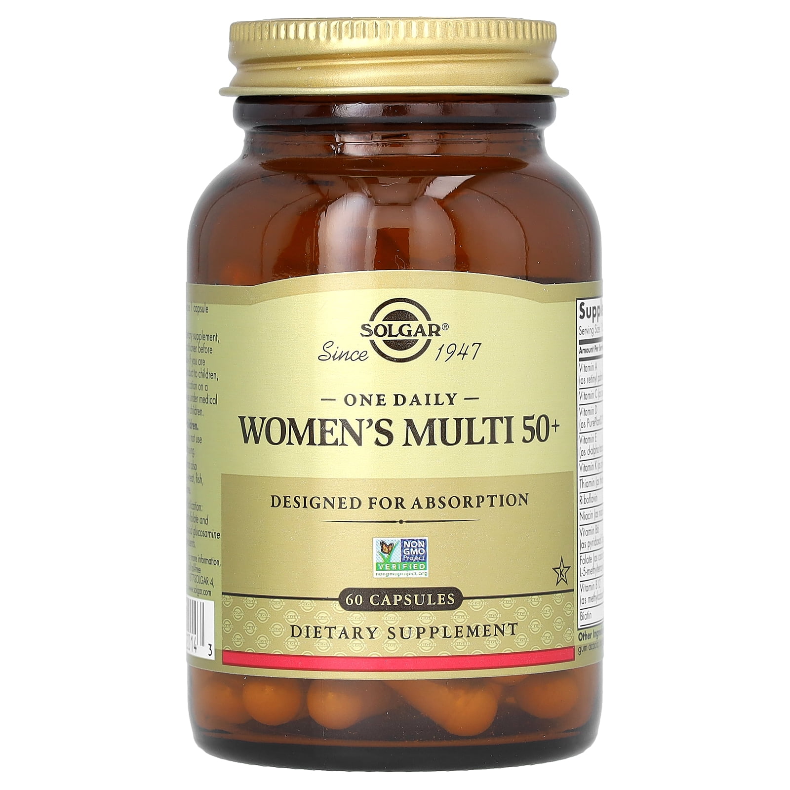 Solgar One Daily Women's Multivitamin 50+, 60 Capsules