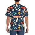 thumbnail image 2 of Naloa Colorful Mushrooms Men's T-Shirt Sport T-shirt Men's Basic Tee Casual Men's Shirt, Round Neck, Short Sleeves - Medium, 2 of 5