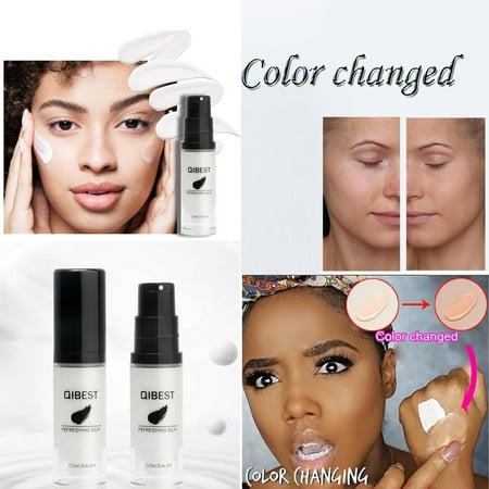 Color Changing Foundation Makeup Base Nude Face Liquid Cover Concealer