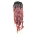 thumbnail image 3 of Peluca de Cabello Humano Rizado Rosa 28' Unique Bargains con Gorra Esponjoso, 3 of 6