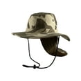 thumbnail image 1 of Top Headwear Safari Explorer Bucket Hat Flap Neck Cover - Desert Camo - S, 1 of 2