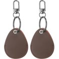 thumbnail image 1 of HUGFEGWE Leather Key Fob, Leather Key Fobs with Key Rings DIY Keychain Holder for ID Key Card UA824-2082, 1 of 6