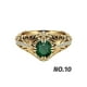 thumbnail image 3 of Sonducket Anillo de mujer brillante decorativo DIY artesanía mano joyería vacaciones moda elegante pareja vestir ropa Decoración Ropa, zapatos y accesorios Miscelánea Tamaño 10, 3 of 6