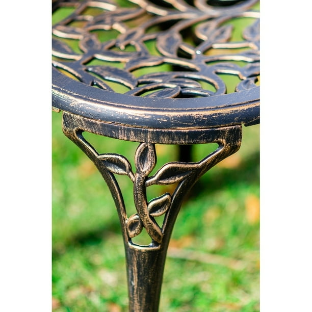 Bronze Bistro Set - Walmart Business Supplies Bronze Bistro Set - Walmart Business Supplies